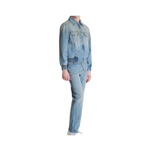 Cropped Lined Denim Jacket