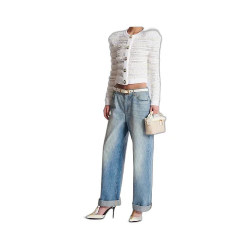 Logo Patch Straight-Leg Jeans