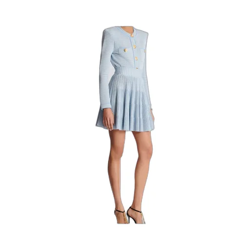 A-Line Textured Knit Skirt