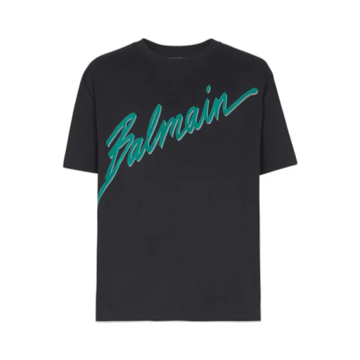 Logo Lettre Flocked T-Shirt