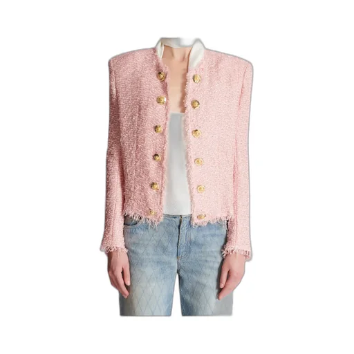 Sequin Embellished Long Sleeved Jacket