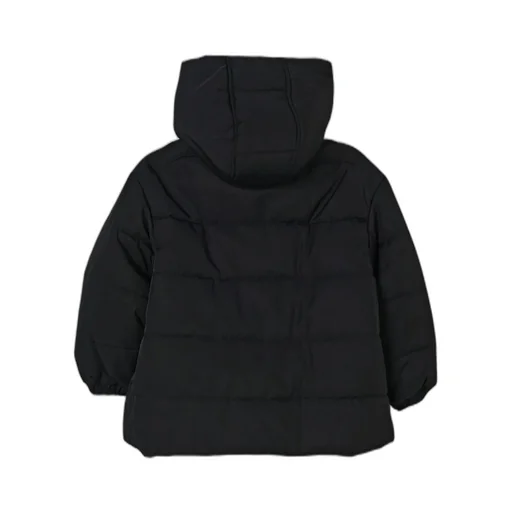 Logo Patch Hooded Puffer Jacket