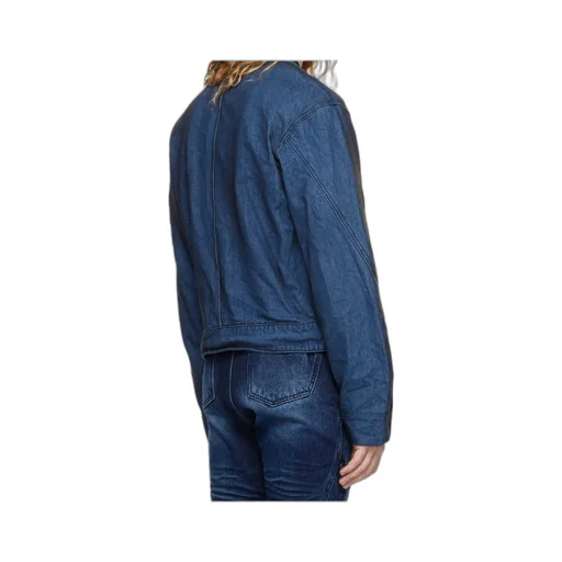 Zippered Denim Jacket