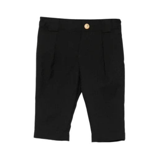 Pleated Logo-Patterned Trousers