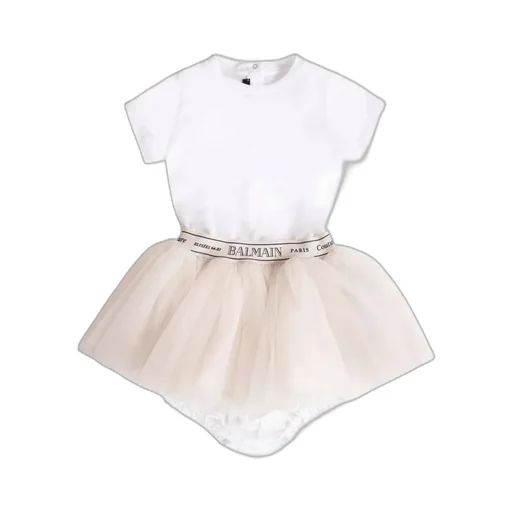 Tulle Panelled Dress