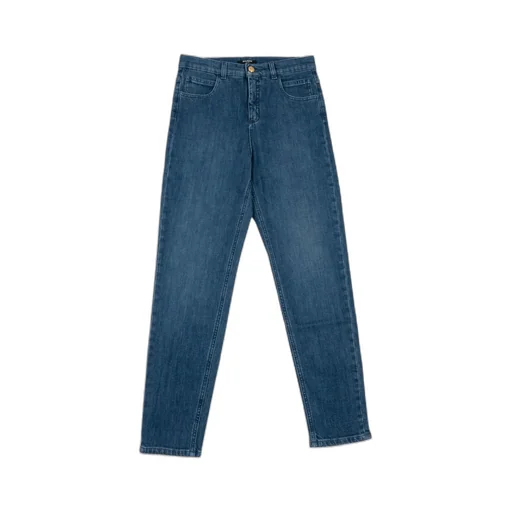 Embroidered Logo Jeans