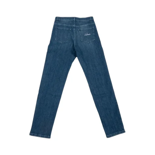Embroidered Logo Jeans