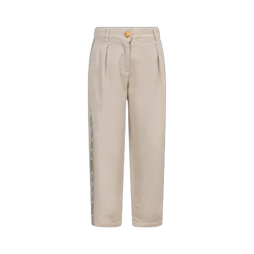 Logo-Detail Straight-Leg Trousers
