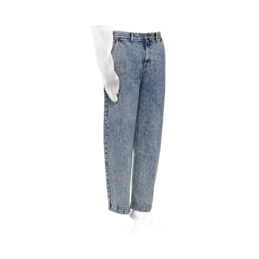 Denim Trousers With Belt Loops