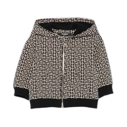 Monogram-Pattern Hoodie
