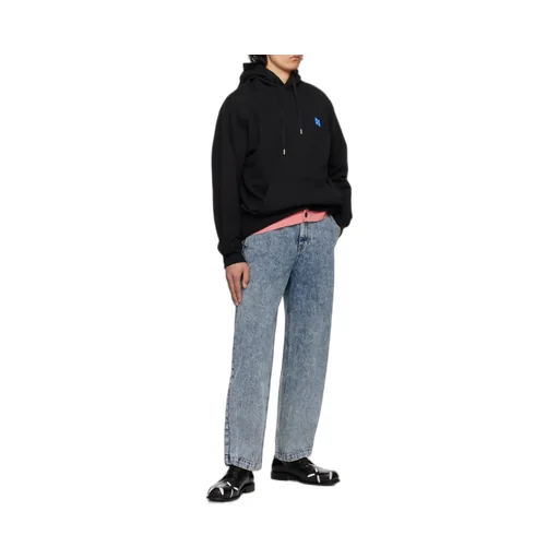 Denim Trousers With Belt Loops