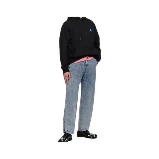 Denim Trousers With Belt Loops