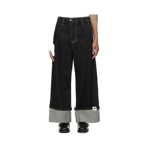 Logo Belt Ring Jeans Pants