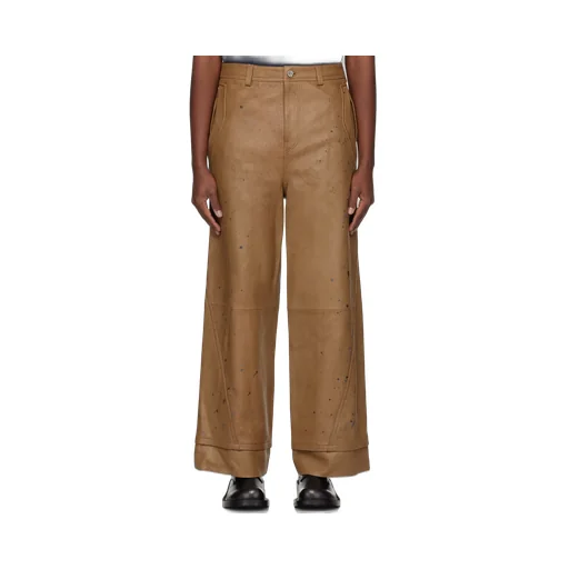 Stitched Waist Loop Casual Pants