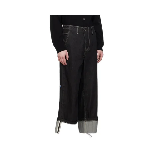 Logo Belt Ring Jeans Pants