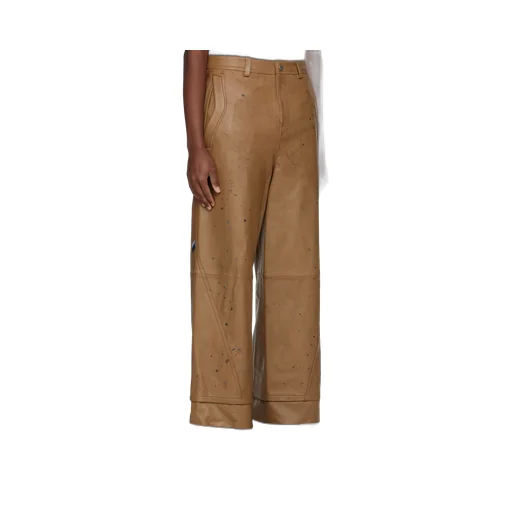 Stitched Waist Loop Casual Pants