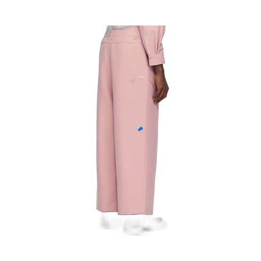 Belt Loop Zipper Casual Pants
