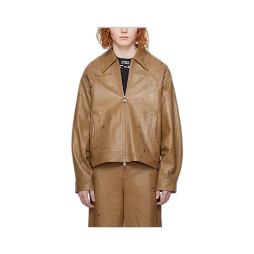 Nord Zippered Leather Jacket