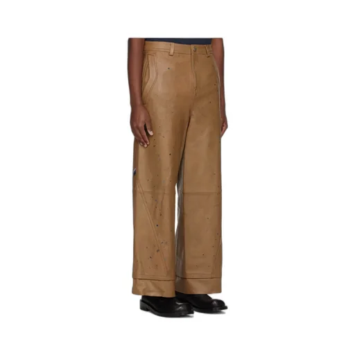Stitched Waist Loop Casual Pants