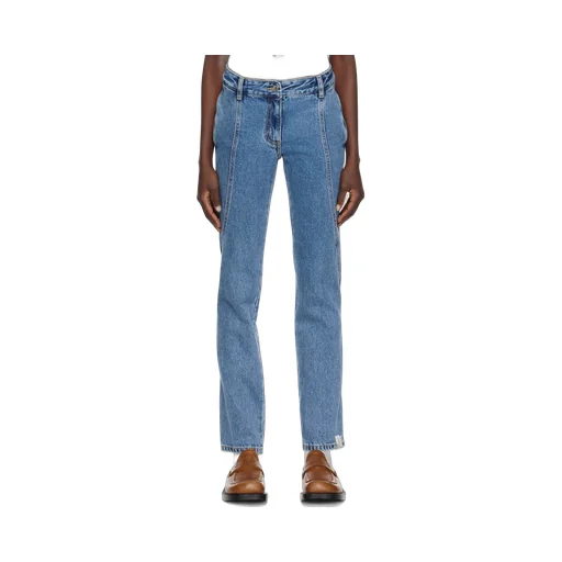 Stitched Belt-Loop Jeans