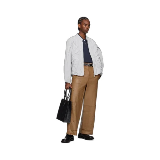 Stitched Waist Loop Casual Pants