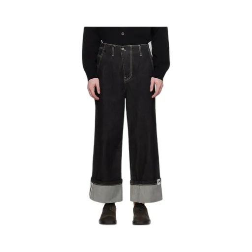 Logo Belt Ring Jeans Pants