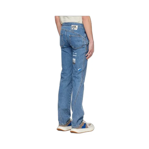Stitched Belt-Loop Jeans