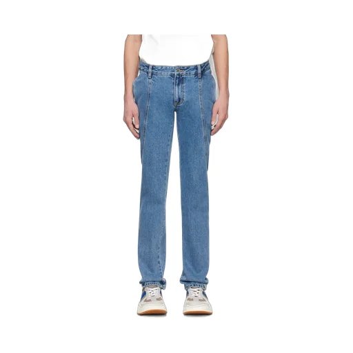 Stitched Belt-Loop Jeans
