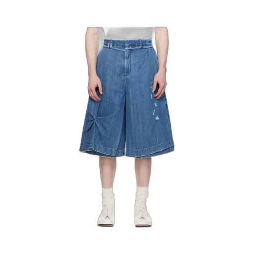 Low-Rise Zipper Shorts