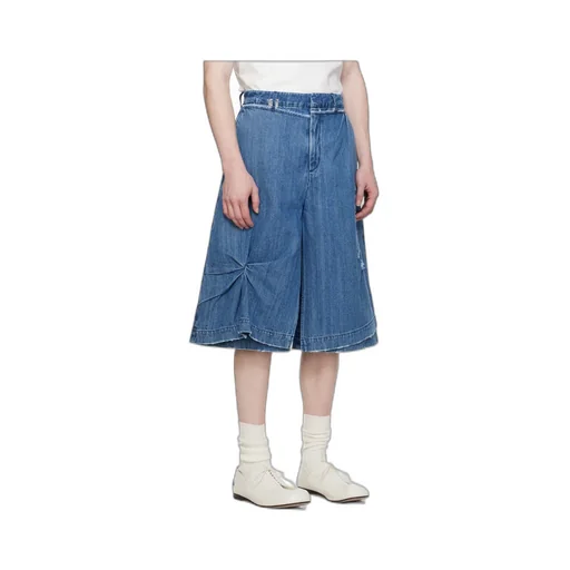 Low-Rise Zipper Shorts