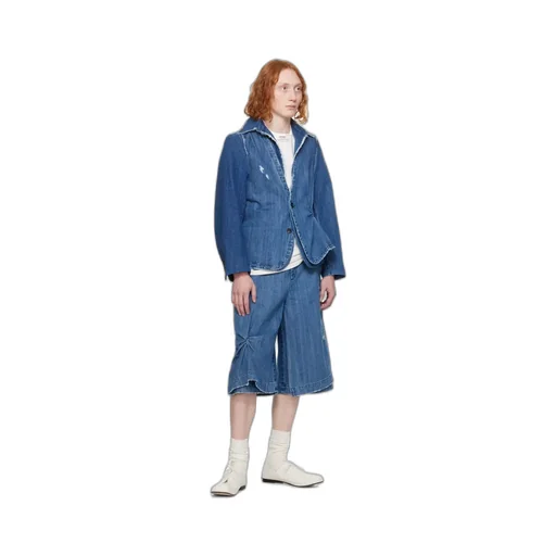 Low-Rise Zipper Shorts