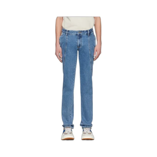 Stitched Belt-Loop Jeans