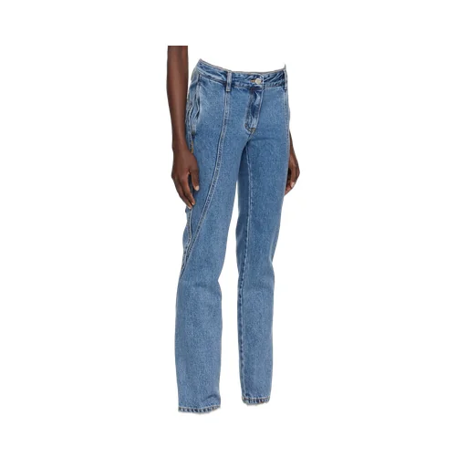 Stitched Belt-Loop Jeans