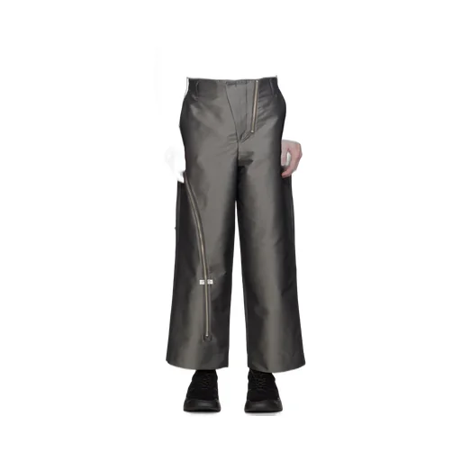 Zip Belt Loop Casual Pants
