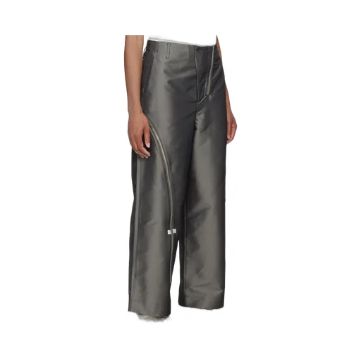 Zip Belt Loop Casual Pants