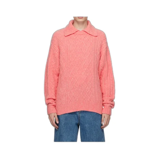 Layered Collar Knitted Sweater