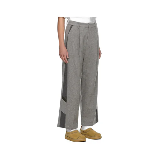 Stitched Zipper Casual Pants