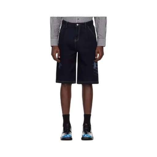Belt Loop Zipper Shorts