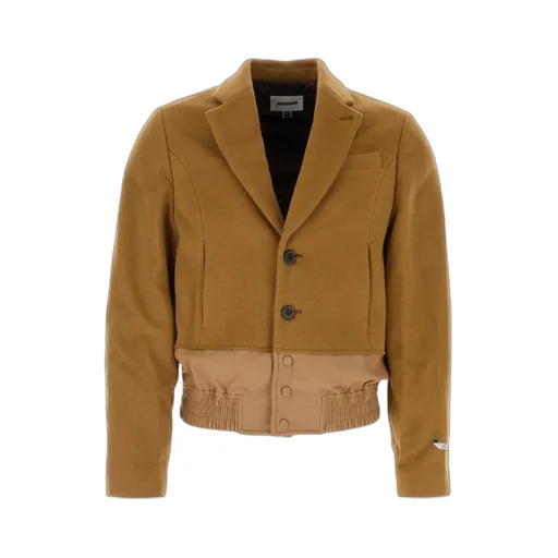 Buttoned Long-Sleeved Jacket