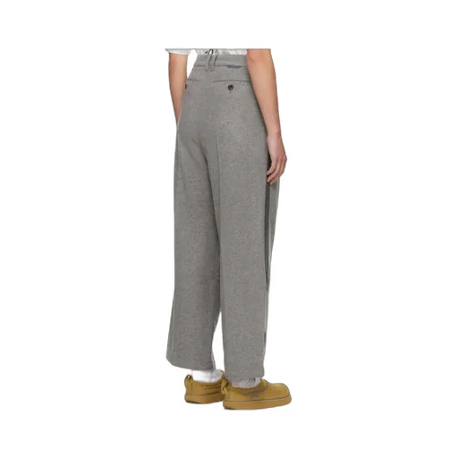 Stitched Zipper Casual Pants