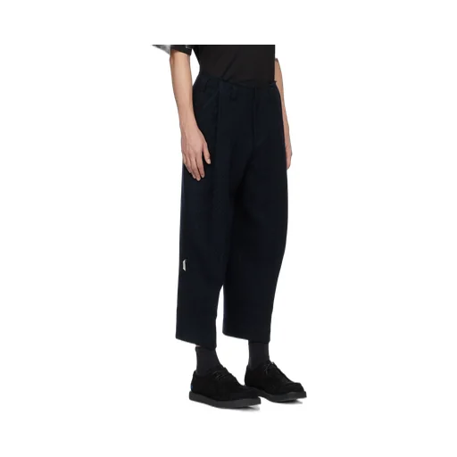 Belt Loop Zipper Casual Pants