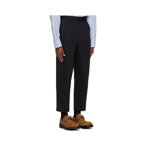 Twill Waist-Loop Casual Pants