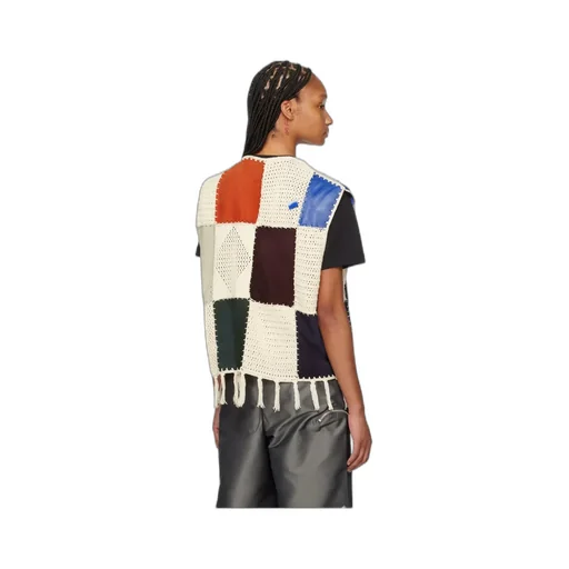 Round-Neck Splicing Vest