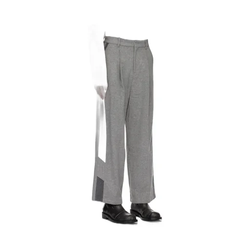 Stitched Zipper Casual Pants