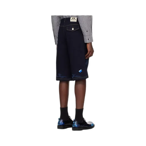 Belt Loop Zipper Shorts
