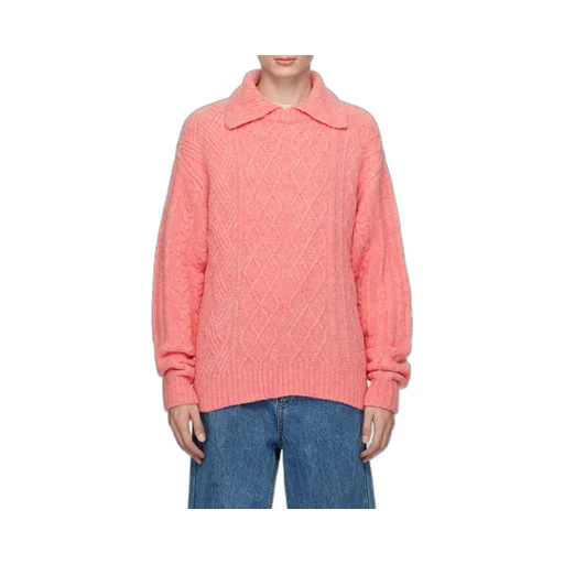 Layered Collar Knitted Sweater