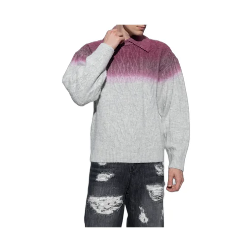 Knit Sweater With Collar