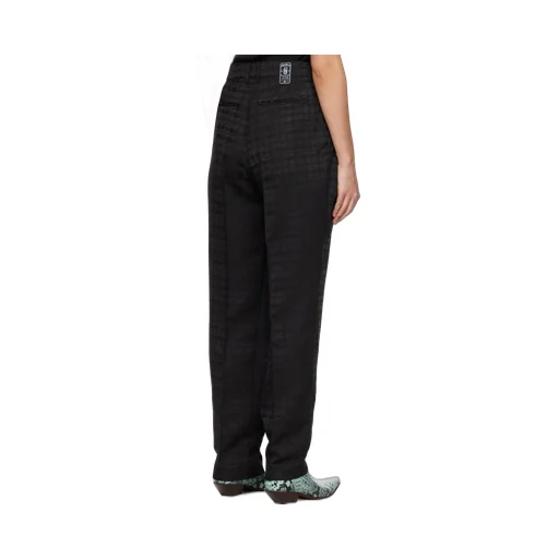 Belt Loop Zipper Casual Pants