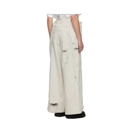 Belt Loop Zipper Jeans Pants
