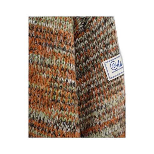 Striped Round-Neck Knitted Sweater